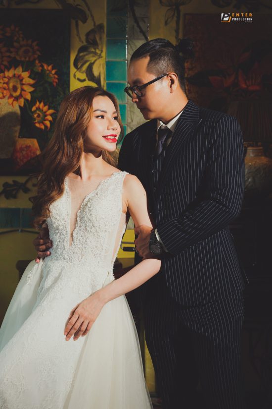 Chụp ảnh cưới studio kết hợp phim trường